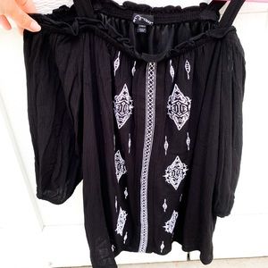 Cute Off the Shoulder Girls Top